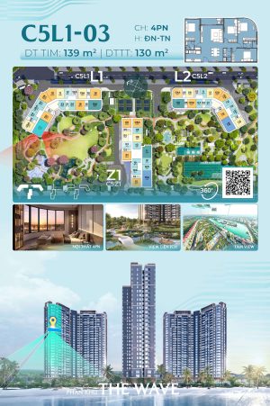 Trục Căn Hộ 03 Tòa L1 - The Wave - Masteri Grand Coast