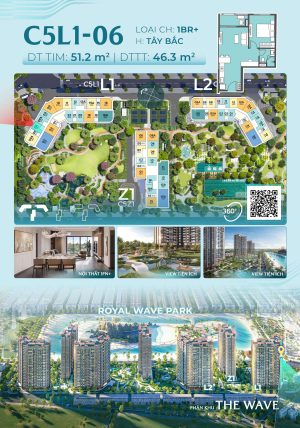Trục Căn Hộ 06 Tòa L1 - The Wave - Masteri Grand Coast