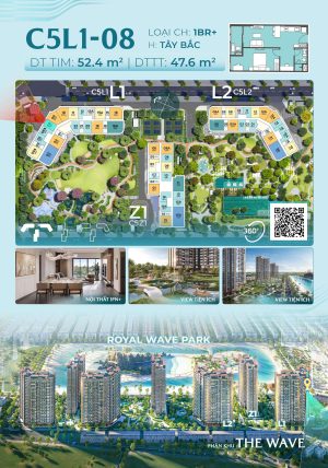 Trục Căn Hộ 08 Tòa L1 - The Wave - Masteri Grand Coast