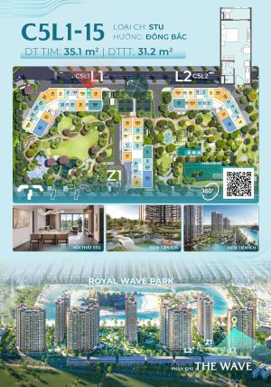 Trục Căn Hộ 15 Tòa L1 - The Wave - Masteri Grand Coast