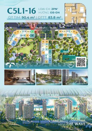 Trục Căn Hộ 16 Tòa L1 - The Wave - Masteri Grand Coast