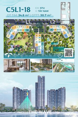 Trục Căn Hộ 18 Tòa L1 - The Wave - Masteri Grand Coast