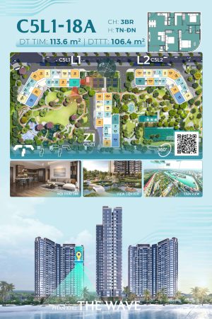Trục Căn Hộ 18A Tòa L1 - The Wave - Masteri Grand Coast
