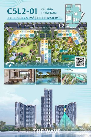 Trục Căn Hộ 01 Tòa L2 - The Wave - Masteri Grand Coast