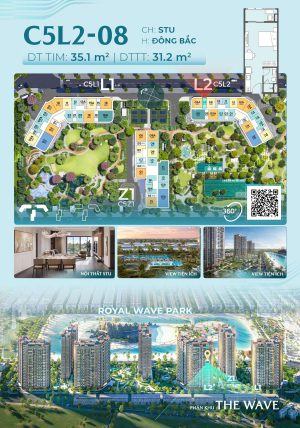 Trục Căn Hộ 08 Tòa L2 - The Wave - Masteri Grand Coast