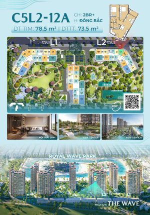 Trục Căn Hộ 12A Tòa L2 - The Wave - Masteri Grand Coast