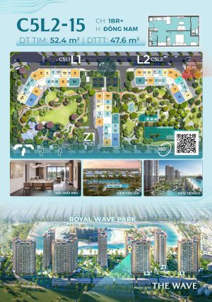 Trục Căn Hộ 15 Tòa L2 - The Wave - Masteri Grand Coast