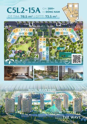 Trục Căn Hộ 15A Tòa L2 - The Wave - Masteri Grand Coast