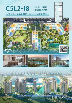 Trục Căn Hộ 18 Tòa L2 - The Wave - Masteri Grand Coast