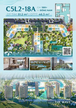 Trục Căn Hộ 18A Tòa L2 - The Wave - Masteri Grand Coast