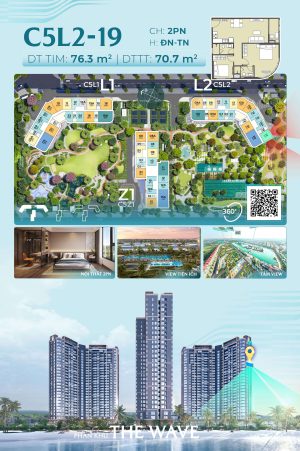 Trục Căn Hộ 19 Tòa L2 - The Wave - Masteri Grand Coast