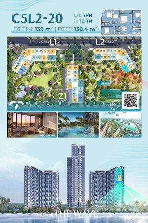 Trục Căn Hộ 20 Tòa L2 - The Wave - Masteri Grand Coast