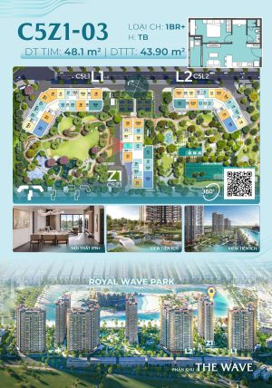 Trục Căn Hộ 03 Tòa Z1 - The Wave - Masteri Grand Coast