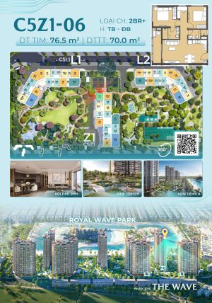 Trục Căn Hộ 06 Tòa Z1 - The Wave - Masteri Grand Coast