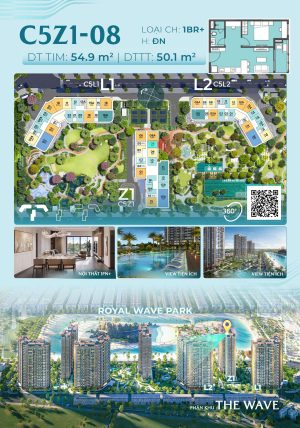 Trục Căn Hộ 08 Tòa Z1 - The Wave - Masteri Grand Coast
