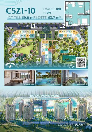 Trục Căn Hộ 10 Tòa Z1 - The Wave - Masteri Grand Coast
