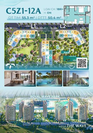 Trục Căn Hộ 12A Tòa Z1 - The Wave - Masteri Grand Coast