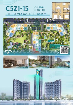 Trục Căn Hộ 15 Tòa Z1 - The Wave - Masteri Grand Coast