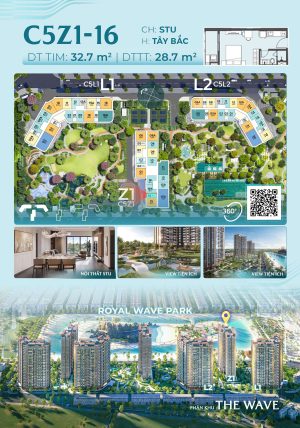 Trục Căn Hộ 16 Tòa Z1 - The Wave - Masteri Grand Coast