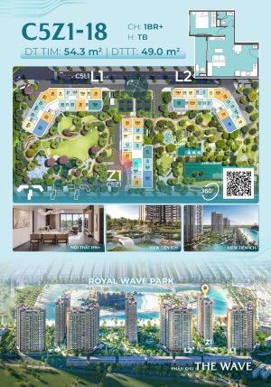 Trục Căn Hộ 18 Tòa Z1 - The Wave - Masteri Grand Coast
