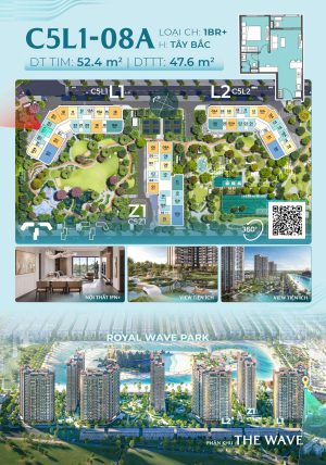 Trục Căn Hộ 08A Tòa L1 - The Wave - Masteri Grand Coast