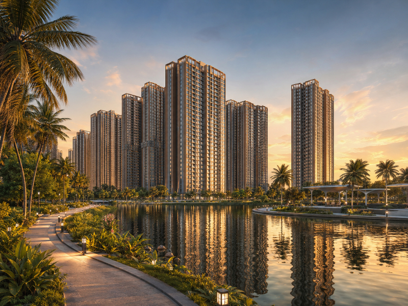 Không gian sống xanh tại Chung cư MIK Ocean Park 2