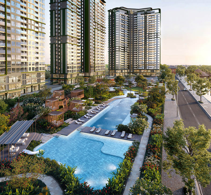 Không gian sống xanh chuẩn resort tại Masteri Vinhomes Ocean Park 2