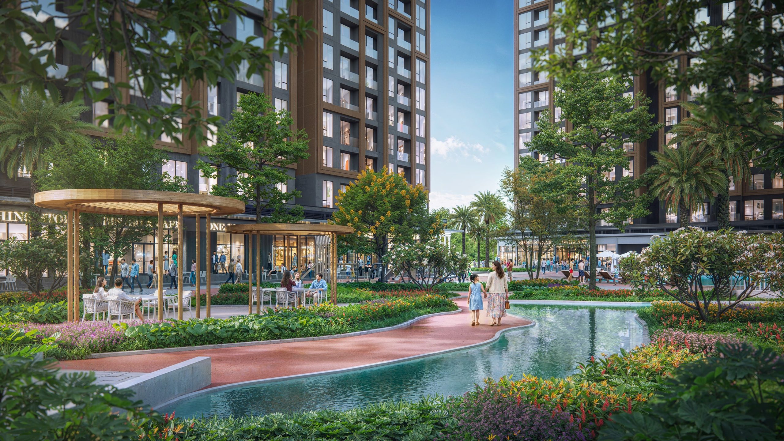 Phối cảnh mảng xanh Imperia The Parkland