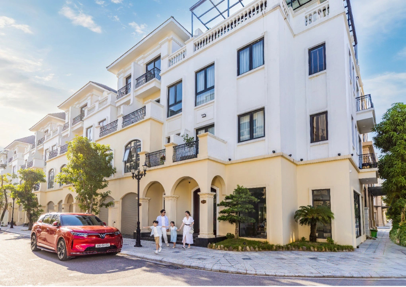 Không gian sống sang trọng tại khu biệt thự liền kề Vinhomes Ocean Park.