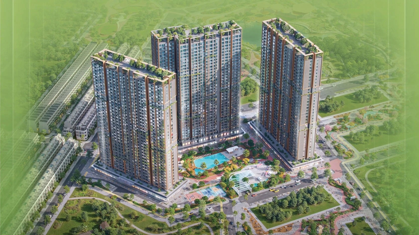 Phối cảnh Prime Garden The Parkland