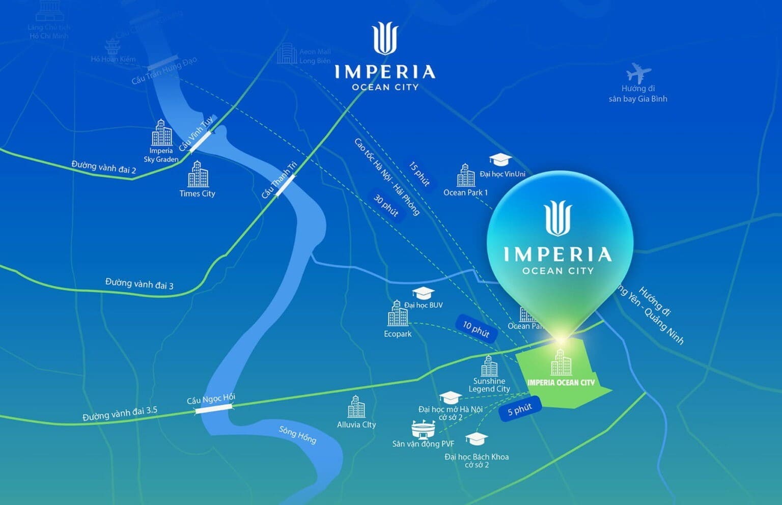 Vị trí dự án Imperia Ocean City